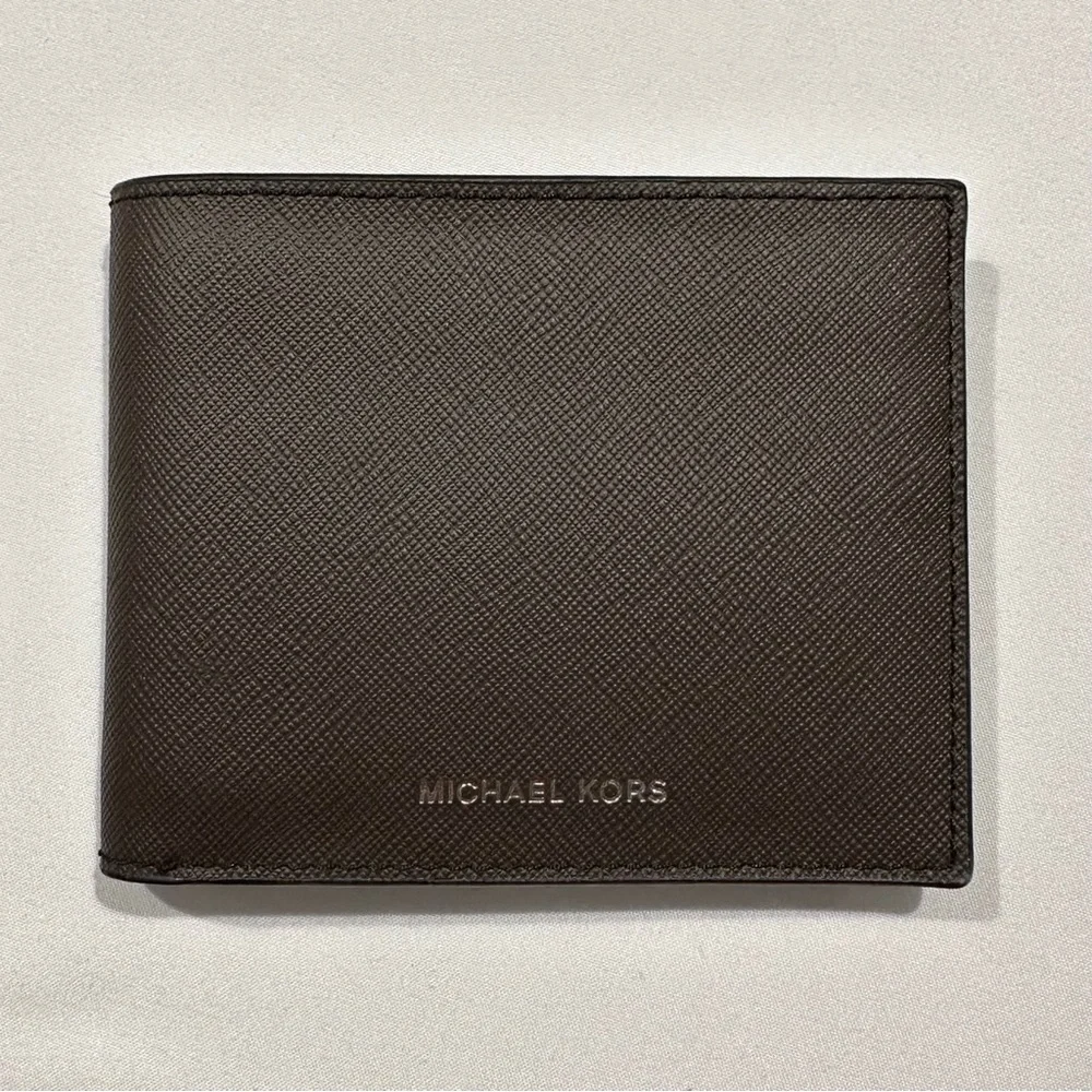 Michael Kors Men’s Brown Andy Slim Billfold Wallet